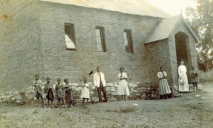 Christianity history exhibit at Old Stone Church Museum